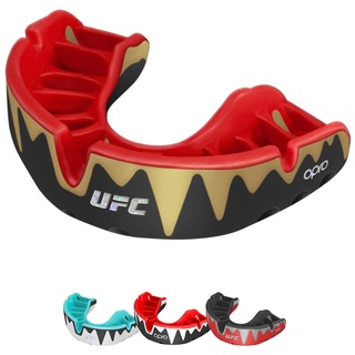 Opro Mundschutz, UFC Self-Fit Platinum Erwachsene, SCHWARZ|gold|gold ONE SIZE