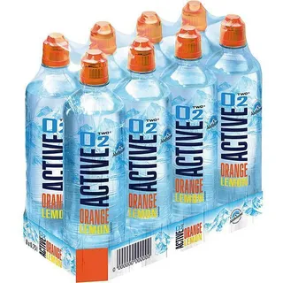 Active O2 Orange Lemon 8 x 0,75 L Flasche Einweg-Pfand