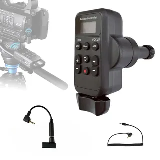 PHOLSY Camcorder Zoom Remote Control Controller Fernbedienung Kabelloser Fernauslöser mit 2,5mm LANC Buchse, Video-Zoom, Fokus, IRIS und Videoaufnahme Fernauslöser für Canon und Sony Camcorder