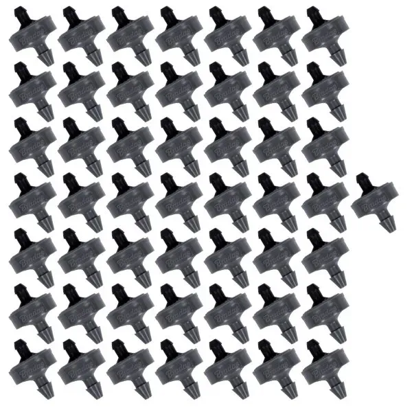 50x Garten Bewässerung Tropfer mit Druckausgleich 4l/h für 3x5mm Schlauch Bradas DSE-PC04025-50