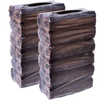 Pinikay Holzbriketts 100% Eiche 20 kg (2 Packungen je 10 kg) – 8-eckig mit Loch – Premium Qualität – Hoher Heizwert – Geringe Asche – Hartholzbriketts für Ofen & Kamin, Pinikay Briketts, Holzbriketts