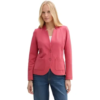 Tom Tailor 1038703 Ottoman Structure Blazer Berry Red L