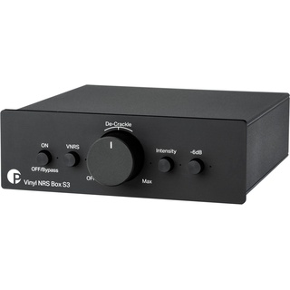 Pro-Ject Vinyl NRS Box S3, Rauschunterdrückung mit De-Crackle-Funktion zur Reduzierung von Klicks und Knacksern (Silber)