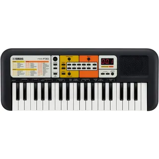 Yamaha PSS-F30 Mini Keyboard, schwarz – Leichtes Keyboard für Kinder mit Mini-Tastatur und wunderschönen Instrumentenklängen – Mit Mini-Kopfhöreranschluss