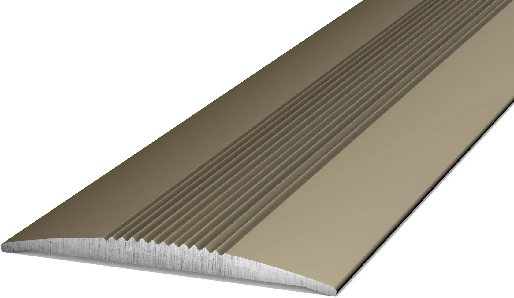 Prinz SK 1391414100 Selbstklebendes Verstärktes Übergangsprofil 37x1000mm Edelstahl Matt