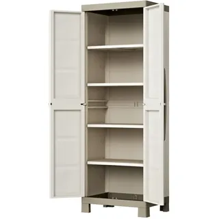 KETER Excellence Kunststoffschrank 65 x 45 x 182 cm Beige/Taupe