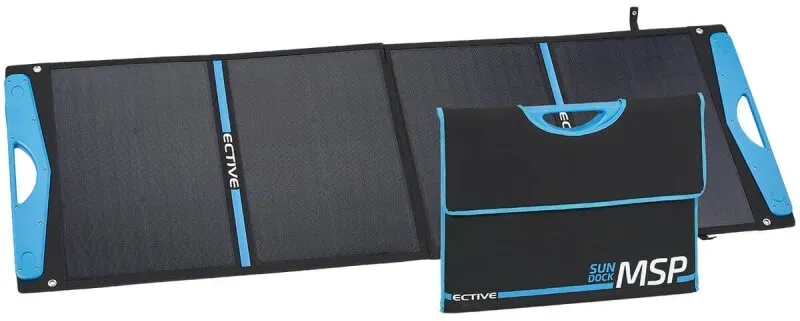ECTIVE MSP 120 SunDock faltbares 120W Solarmodul in praktischer Tasche