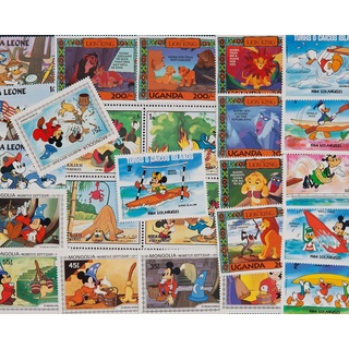Goldhahn 50 Briefmarken COMIC - Briefmarken für Sammler