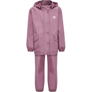 hummel hmlREVA wasserdichter Regenanzug Kinder dusky orchid 122