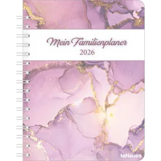 Neumann Familienplaner-Buch Glamour 2026 - Diary - Buchkalender - Taschenkalender - 17,5x23,1