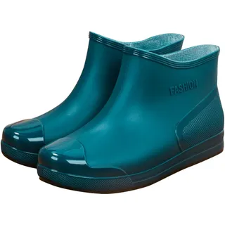 C'est TT reitstiefeletten damen,Gummistiefeletten Damen, Wasserdichte Licht Gummistiefel Regenstiefel Bequem Outdoor Elegant Gartenschuhe Wasserschuhe Rutschfest Reisen Regenschuhe - 41 EU