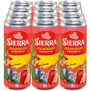 Sierra Strawberry Margarita 10 % Vol 0,25 Liter, 12er Pack