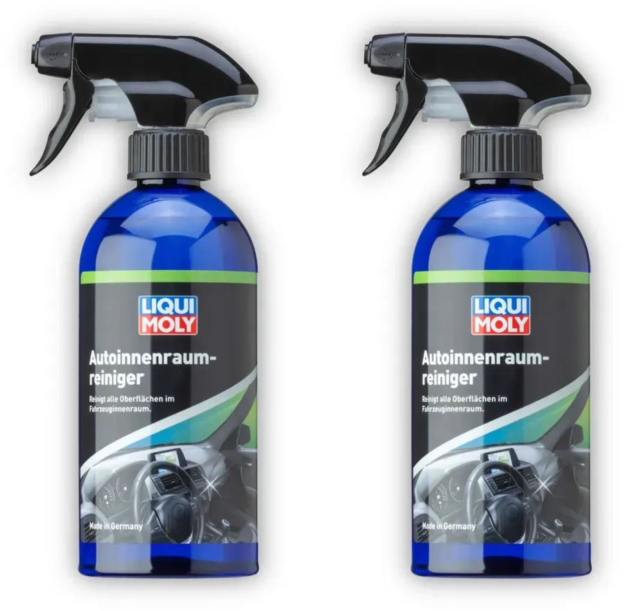 2x Auto Innenraumreiniger LIQUI MOLY 1547 für Polster, Kunststoff, Leder 500 ml