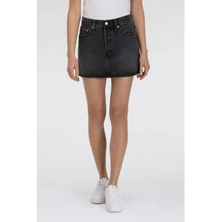 Levi's Levi's® Icon Skirt mit Used-Effekten und ausgefransten Kanten