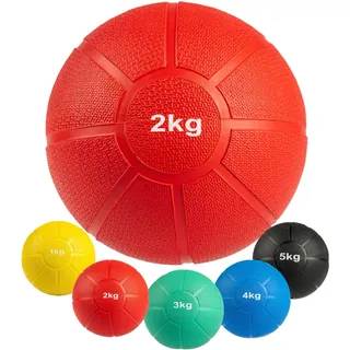 Matchu Sports - Medizinball 1/2/3/4/5 kg Fitnessball Gewichtsball 2