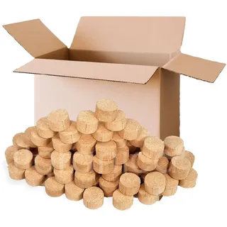 Floranica Holzbriketts 100% Gepresste Rundholzbriketts 20kg im Karton