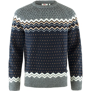 Fjällräven Herren Övik Knit Sweater, L - Dark Navy