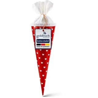 Goldbuch Schultüte 35cm Herzen