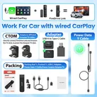 CarlinKit FireDrive Link Konvertieren Sie kabelgebundene CarPlay in HDMI für Fire TV Stick Streaming Car Entertainment Solution Schnelle und einfache Einrichtung