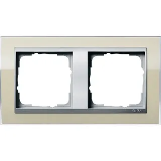 Gira Abdeckrahmen 2fach klar sand 0212776