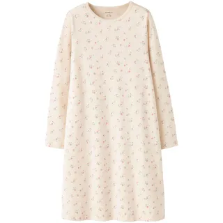 NAME IT Mädchen Nkfnightgown Flower Noos, Turtledove, 110-116 EU - 110-116