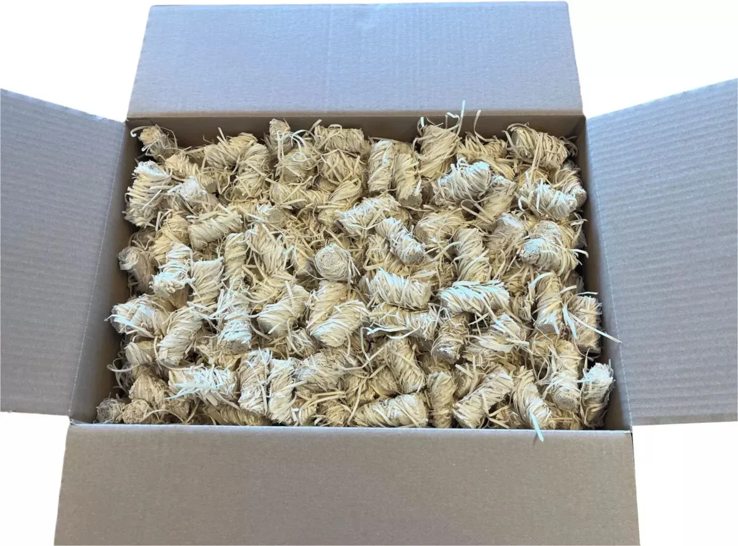 20kg SILVER Holzwolle Anzünder | Grillanzünder - Ofennzünder - Kaminanzünder für...