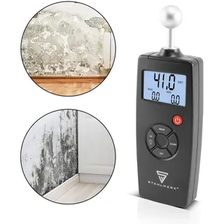 STAHLWERK Profi Feuchtigkeitsmessgerät FM-100 ST mit 40 mm Messtiefe