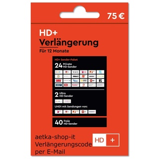 HD+ Verlängerung für 12 Monate