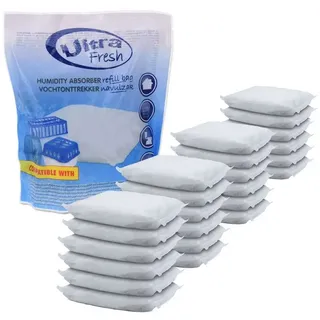 Spetebo 24x 450g Luft Entfeuchter Nachfüllpack - Raum Trockner Granulat Nachfüll Beutel