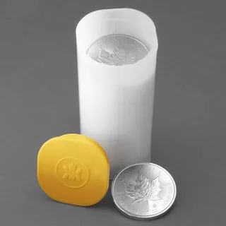 Silbermünze 25 x 1oz Maple Leaf aktueller Jahrgang Tube (Kanada)