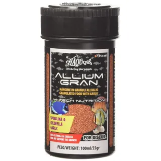 Haquoss Allium Gran Granulatfutter mit Knoblauch für Diskus, 100 ml/55 g