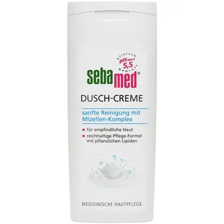 SEBAMED Dusch-Creme mit Mizellen-Komplex 200 ml, Duschcreme für Damen und Herren, hilft Feuchtigkeit in der Haut zu speichern, sie vor Austrocknung zu schützen und geschmeidig zu erhalten