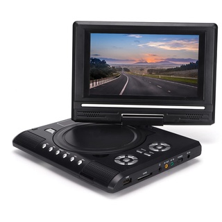 Tragbarer DVD-Player, 6,8-Zoll / 8,5-Zoll-DVD-Player HD mit Kleinem TV-Player, Unterstützt 270-Grad-schwenkbarer Mobiler DVD-Player mit USB-Fernbedienung, für Auto/Kinder/Zuhause(LMD-998 EU)