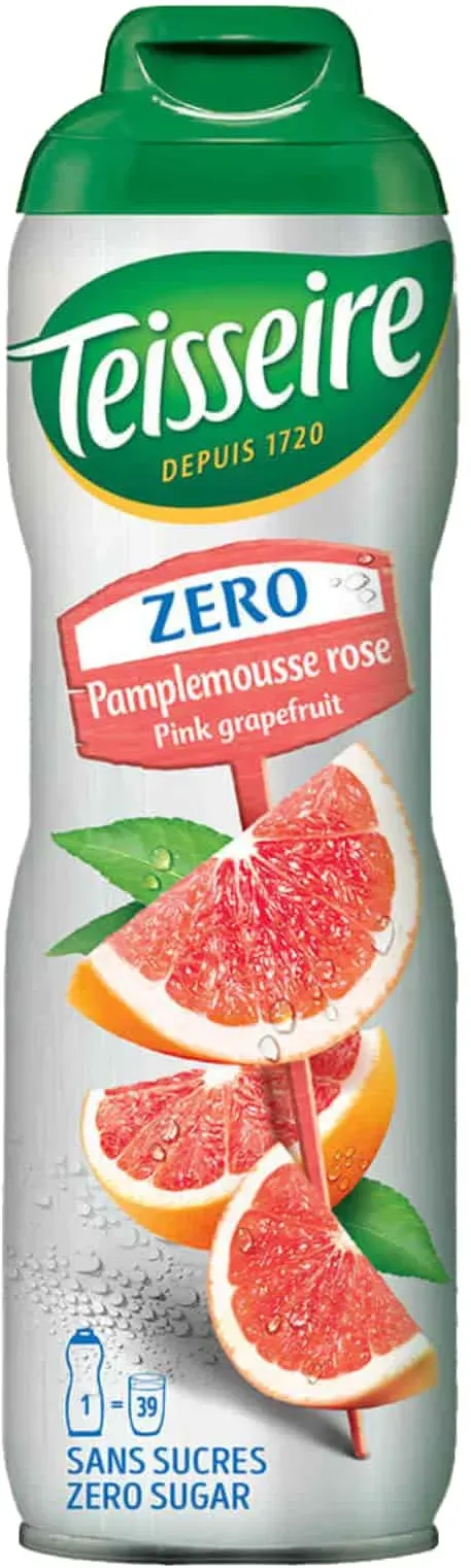 Teisseire Zero Sirup Pink Grapefruit 600ml