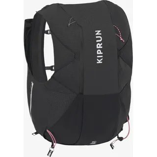 KIPRUN Laufrucksack Trailrunning 15 l Unisex - 900 schwarz schwarz M/L