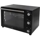 Adler AD 6028 Elektrobackofen 60L Mini Backofen Umluft Timer Drehspieß schwarz