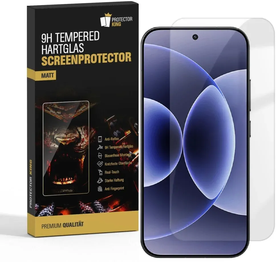 2x 9H Panzerglas für Xiaomi 17 matt Anti-Reflex entspiegelt Tempered Glass Displayschutz Schutzglas Screen-Protector