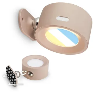 Briloner Akku Touch, dimmbar, CCT, magnetisch Wandleuchte ohne Stromanschluss und ohne Bohren mit