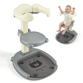 Eirolace 2 In 1 Baby Dusche Ständer,Baby Shower Stand Support Mit Duschkopfhalterung,Höhenverstellbar,Mit Rutschfestem Boden Und Sicherheitsgriff,Duschständer Für 8-36 Monate Kleinkinder