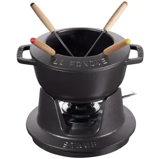 Staub Fondue Set 16 cm, schwarz