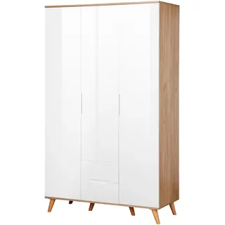 Andas »Lund Schlafzimmerschrank Bestseller im skandinavischem Design«, Garderobenschrank mit Premium Innenausstattung, Breite 120cm
