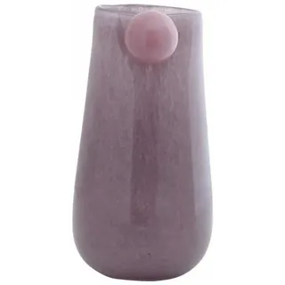 Present Time Vase, Lila, Glas, Rund, 25 cm, CE, Dekoration, Vasen, Glasvasen