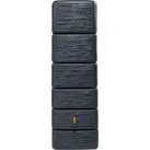 Wandtank SLIM Stone Dekor 500 L, graphitegrey