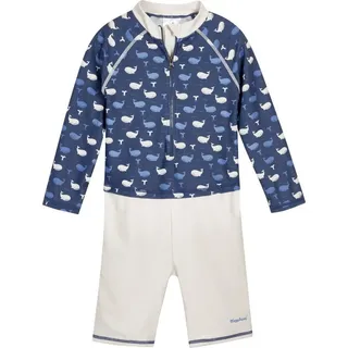 Playshoes UV-Schutz Einteiler Wal marine, 62/68