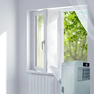 Abluftschlauch - Abluftschlauch für Klimaanlage - 300x150 cm - Fenster-und Türdichtungsset - für Klimaanlage, Luftentfeuchter, Wäschetrockner