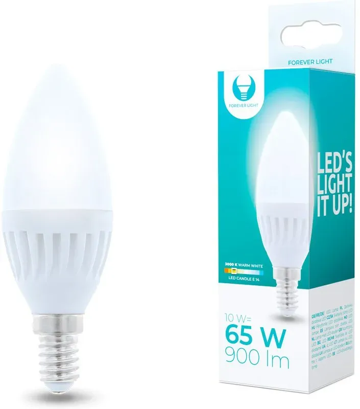 Forever Light LED-Birne E14 C37 10W