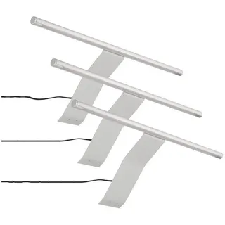 LETGOSPT Schrankleuchte Kleiderschrankleuchte Set, Aufbauleuchte mit Schalter und Stecker, LED fest integriert, warmweiß, Kleiderschrankleuchte