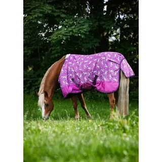 HorseGuard Weidedecke Pferdedecke Josh Unicorn pink 600D 0g, Größe (cm): 95cm