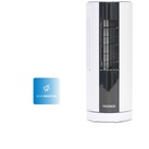 VASNER Millifan Turmventilator klein, Oszillation, Timer, 16 Watt, weiß schwarz ""