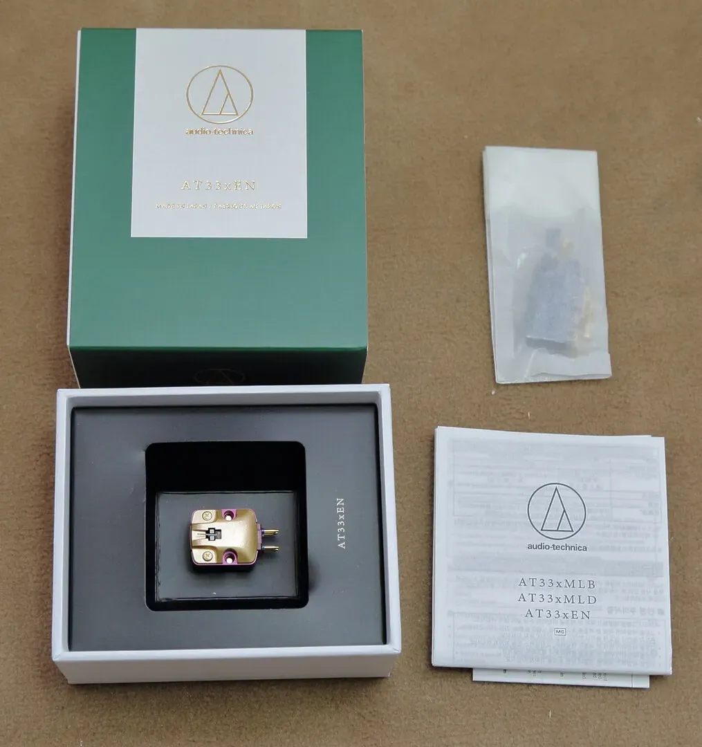 Audio-Technica AT33xEN MC Tonabnehmer elliptisch, Dual Coil